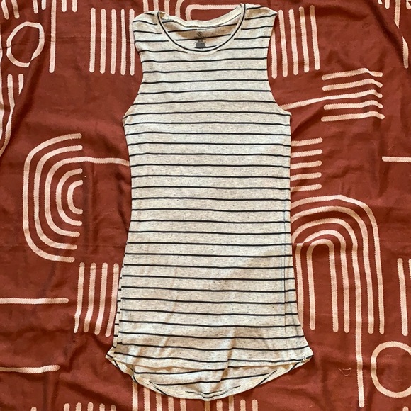 Volcom Ribbed Stripe Sleeveless Dress - Picture 1 of 5